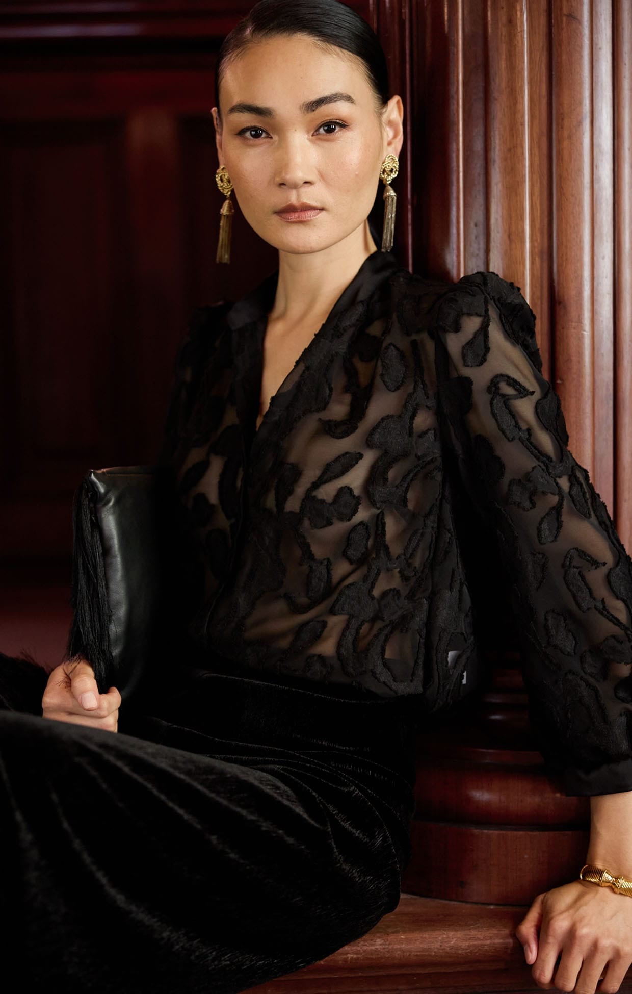 Tops Multi Occasion SALOME BLOUSE IN BLACK