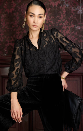 Tops Multi Occasion SALOME BLOUSE IN BLACK