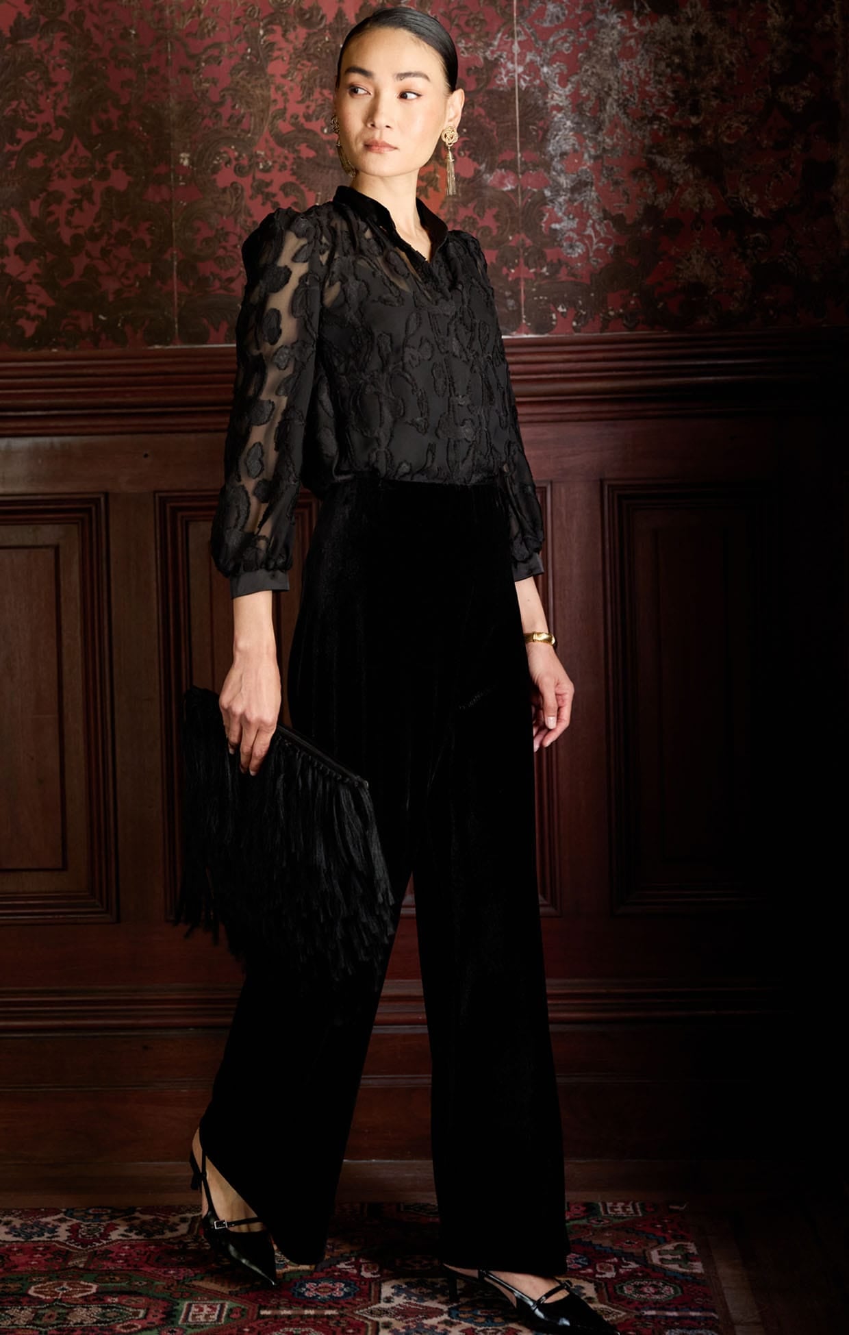 Tops Multi Occasion SALOME BLOUSE IN BLACK