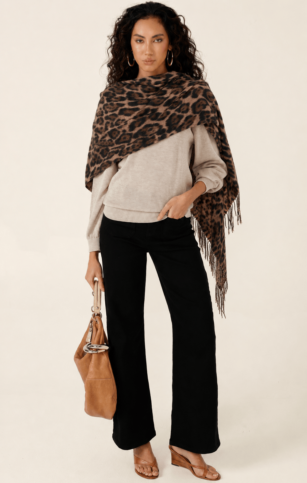 ACCESSORIES Scarves OS / CHEETAH SAVANNAH SCARF IN CHEETAH