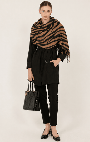 Scarves OS / ZEBRA SAVANNAH SCARF IN ZEBRA