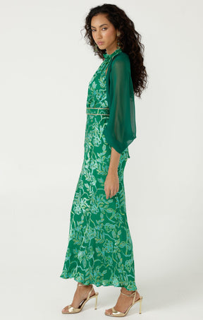 Jackets OS / GREEN SHEER KIMONO IN GREEN