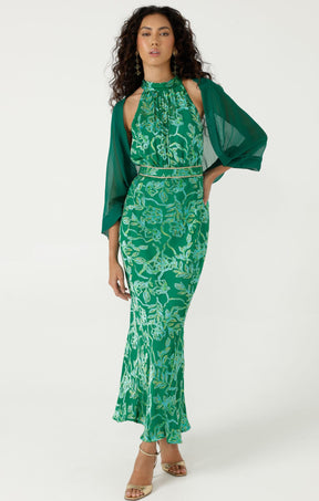 Jackets OS / GREEN SHEER KIMONO IN GREEN