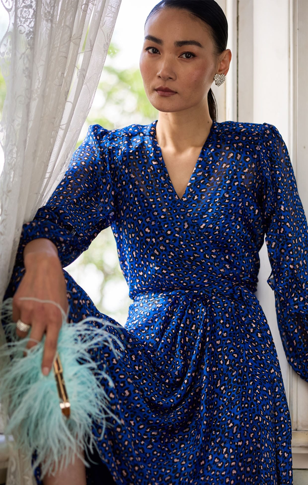 Dresses Multi Occasion SHONA MIDI WRAP DRESS