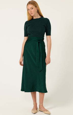Skirts Multi Occasion LUXE BIAS MIDI SKIRT
