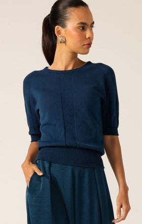 Knitwear SHORT SLEEVE RAGLAN KNIT TOP