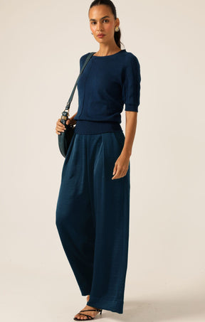 Knitwear SHORT SLEEVE RAGLAN KNIT TOP