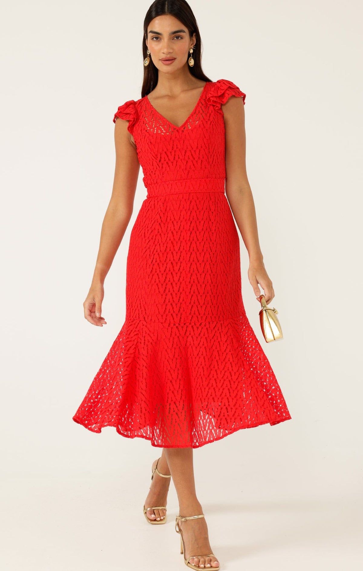 Dresses Events SIENNA SUNSET DRESS IN RED