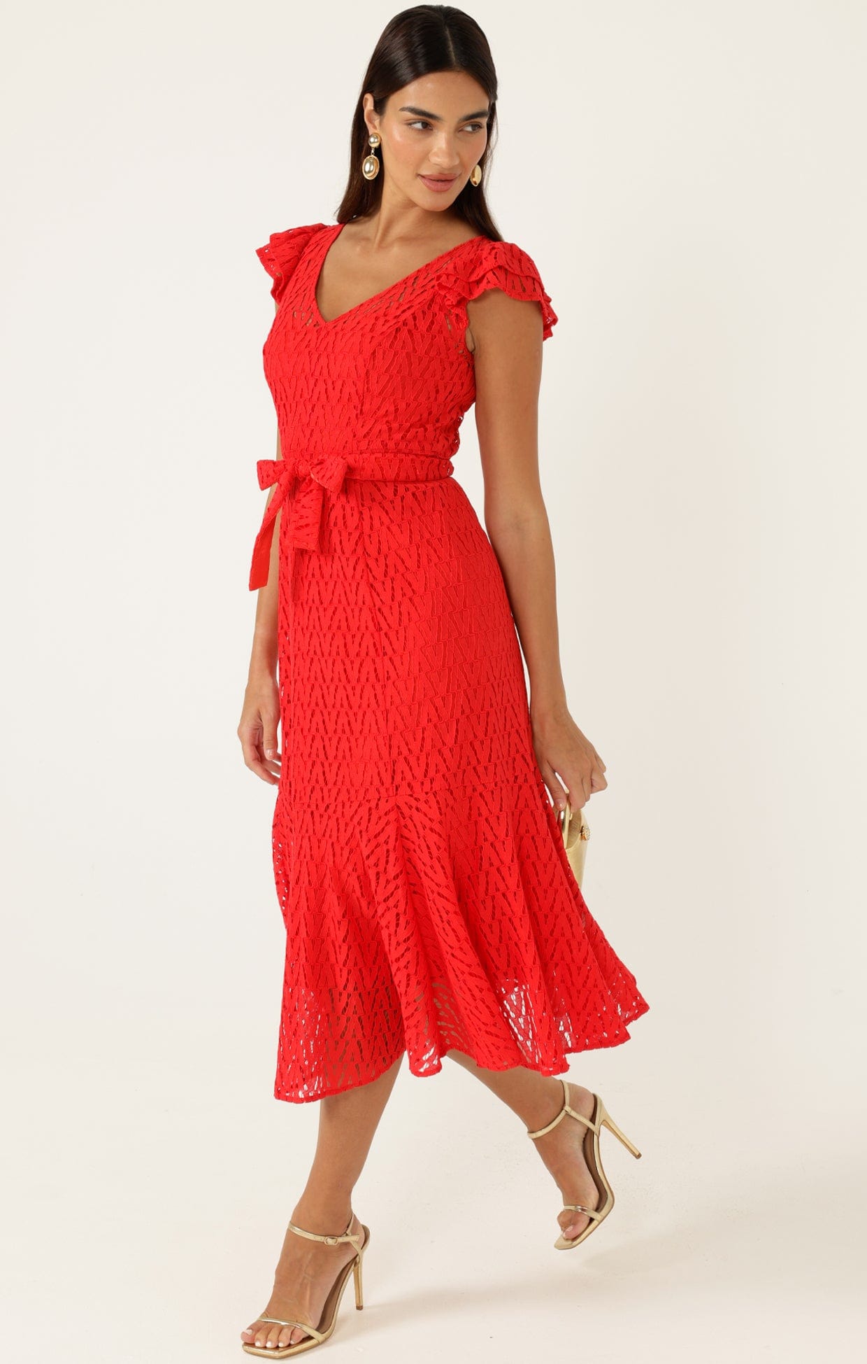 Dresses Events SIENNA SUNSET DRESS IN RED
