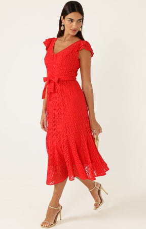 Dresses Events SIENNA SUNSET DRESS IN RED