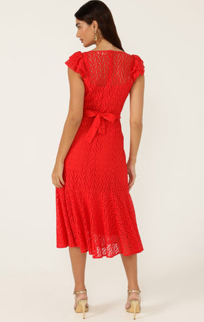 Dresses Events SIENNA SUNSET DRESS IN RED