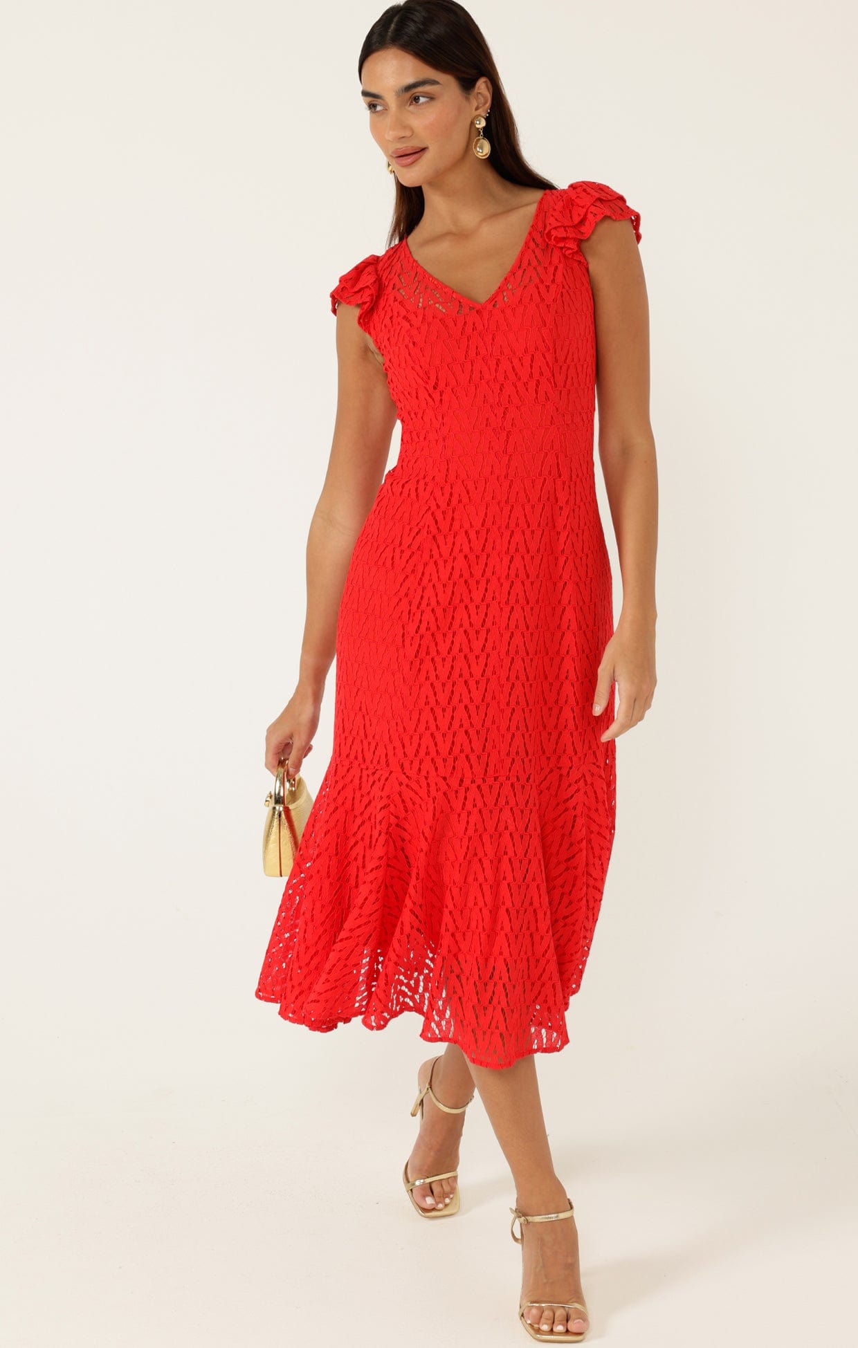 Dresses Events SIENNA SUNSET DRESS IN RED