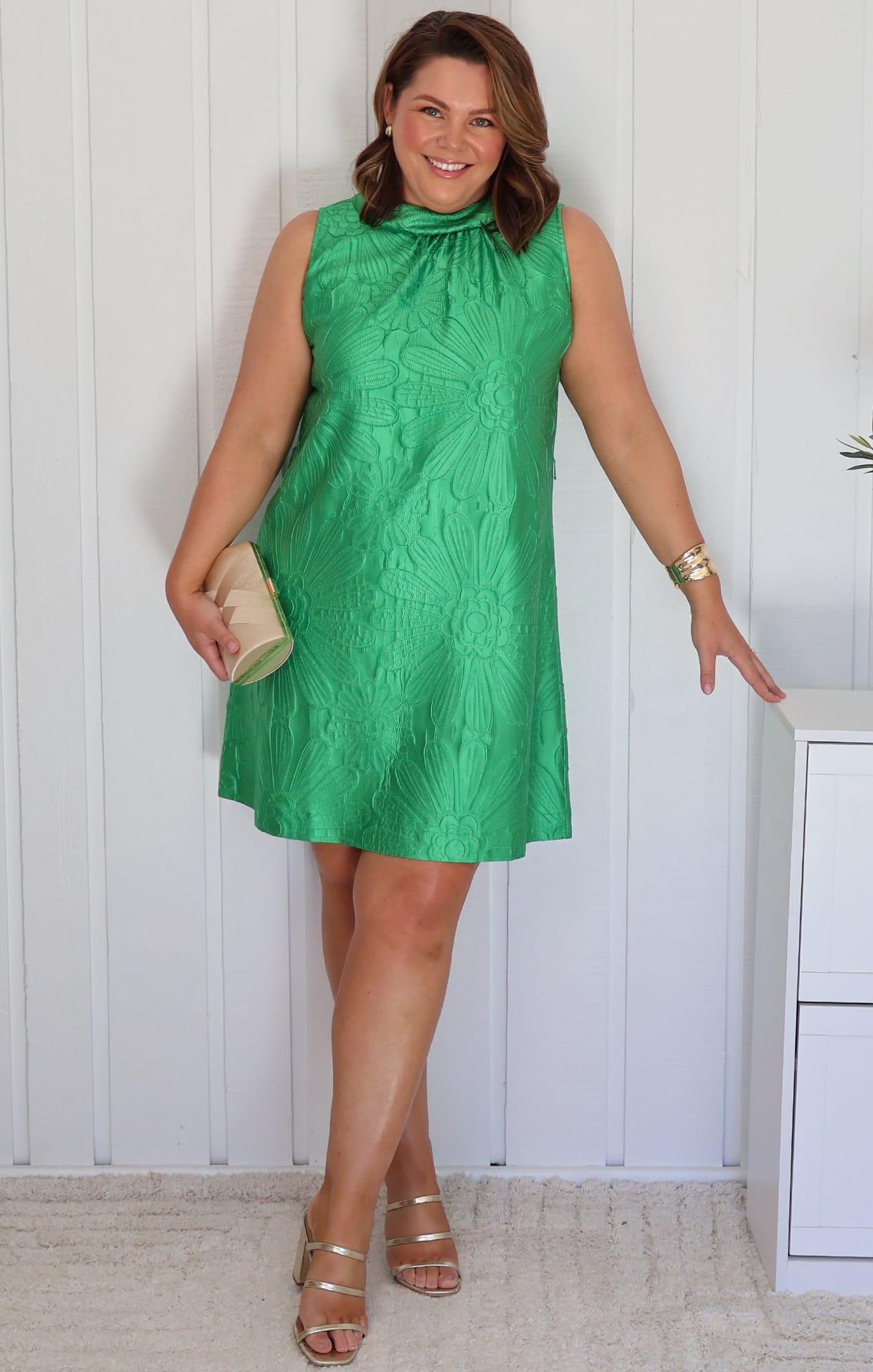 Dresses Multi Occasion DAISY SHIFT DRESS  IN GREEN