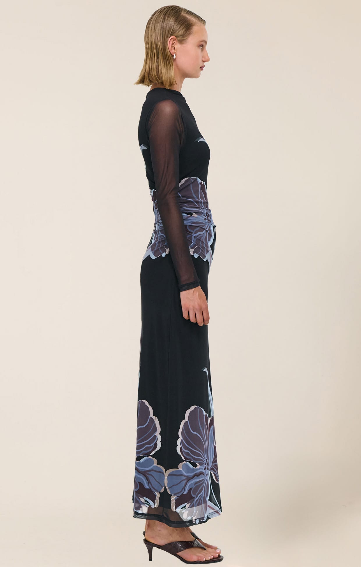 Dresses Multi Occasion STAS MESH DRESS IN MIDNIGHT FLORAL