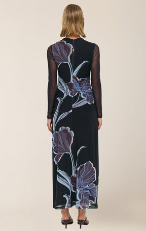 Dresses Multi Occasion STAS MESH DRESS IN MIDNIGHT FLORAL