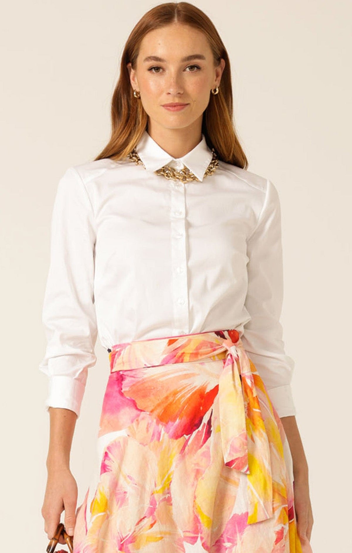 Tops Multi Occasion CLASSIC SHIRT IN WHITE