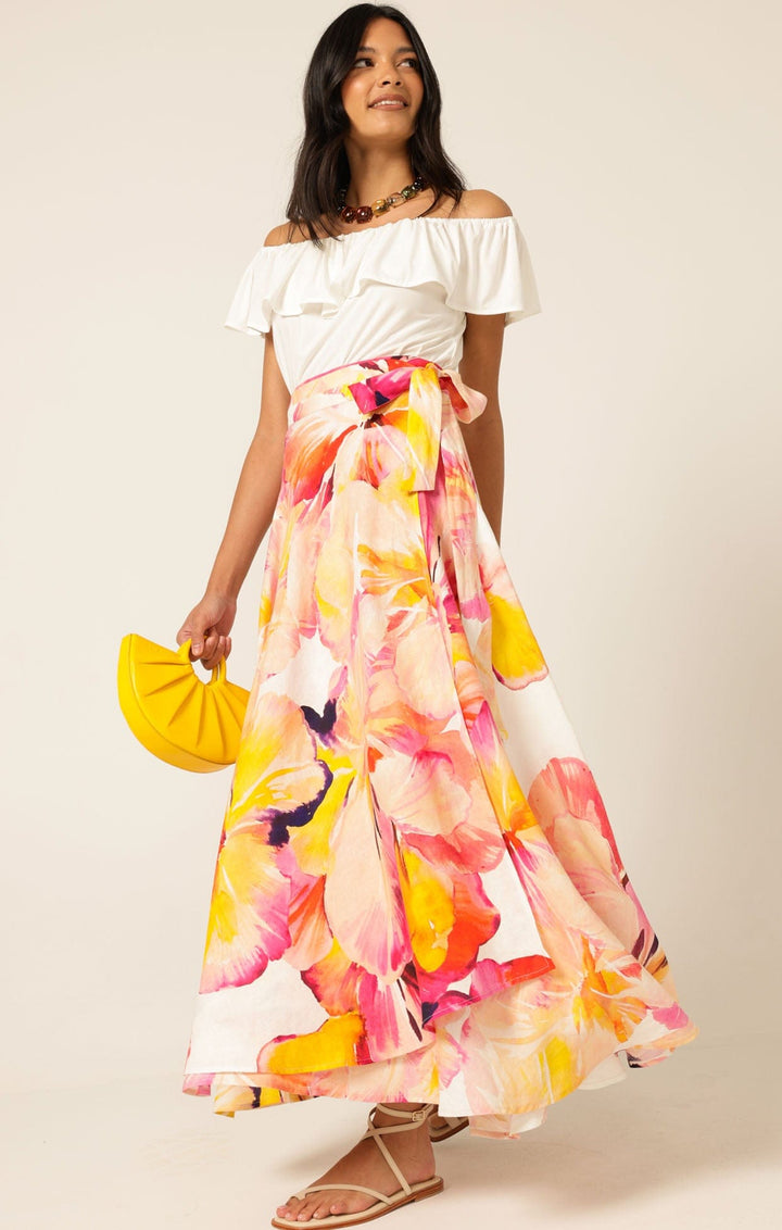 Skirts Multi Occasion SUNSPRITZ WRAP SKIRT