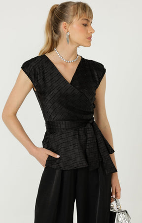 Tops Multi Occasion SYLVIA TOP IN BLACK