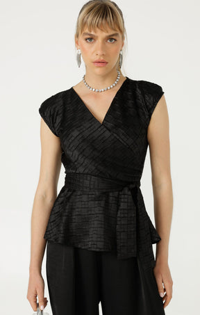 Tops Multi Occasion SYLVIA TOP IN BLACK