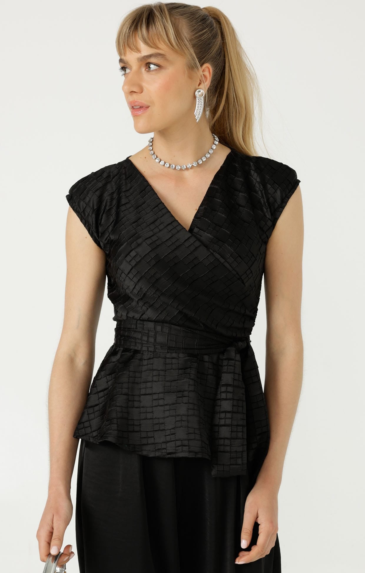Tops Multi Occasion SYLVIA TOP IN BLACK