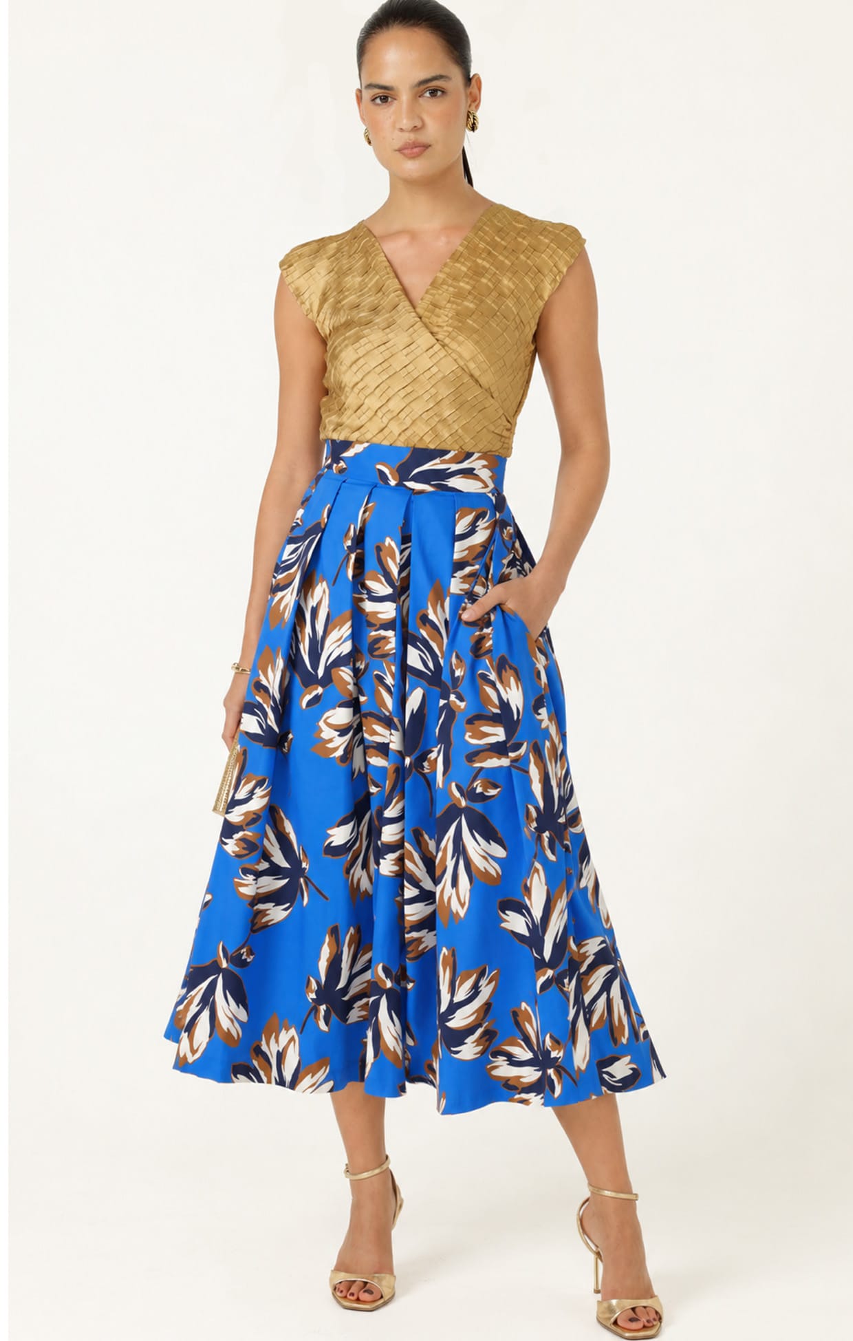 SYLVIA TOP IN GOLD