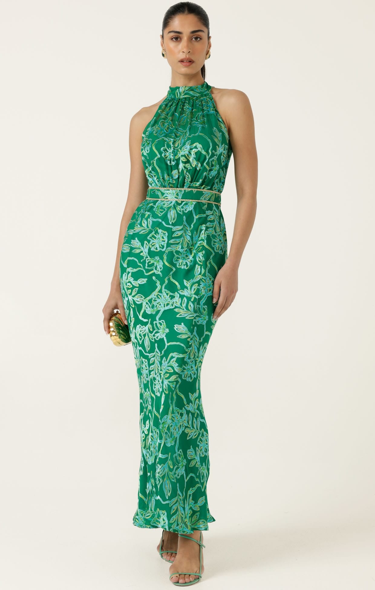 Dresses Events TESSA HALTER BIAS DRESS