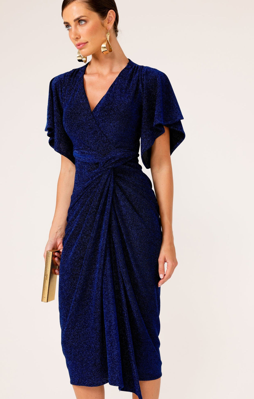 Harlow Dress Dark Sapphire