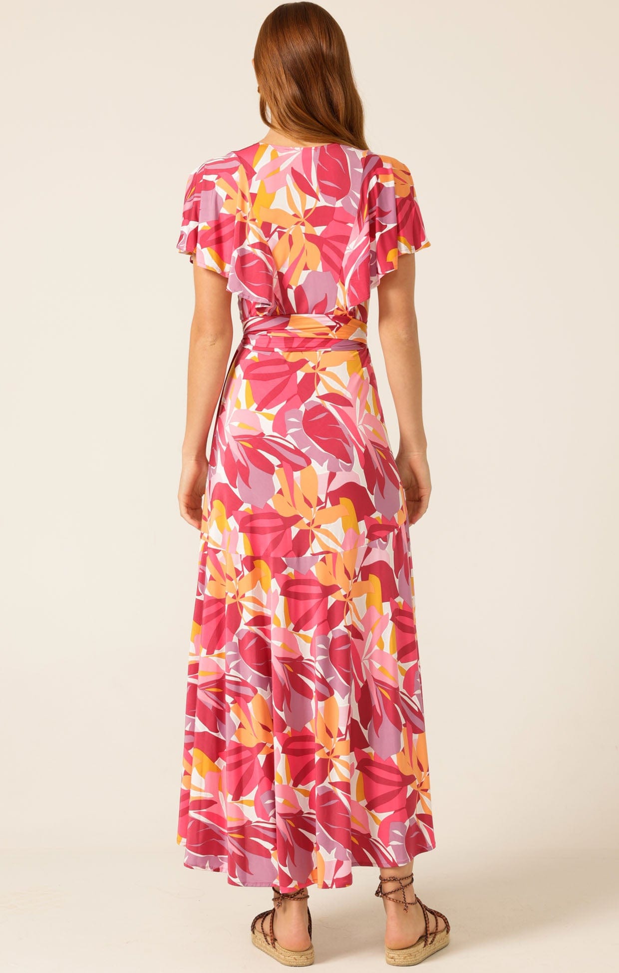 Dresses Multi Occasion TROPICANA POP WRAP DRESS