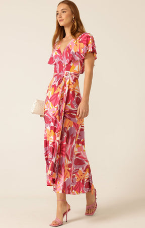 Dresses Multi Occasion TROPICANA POP WRAP DRESS