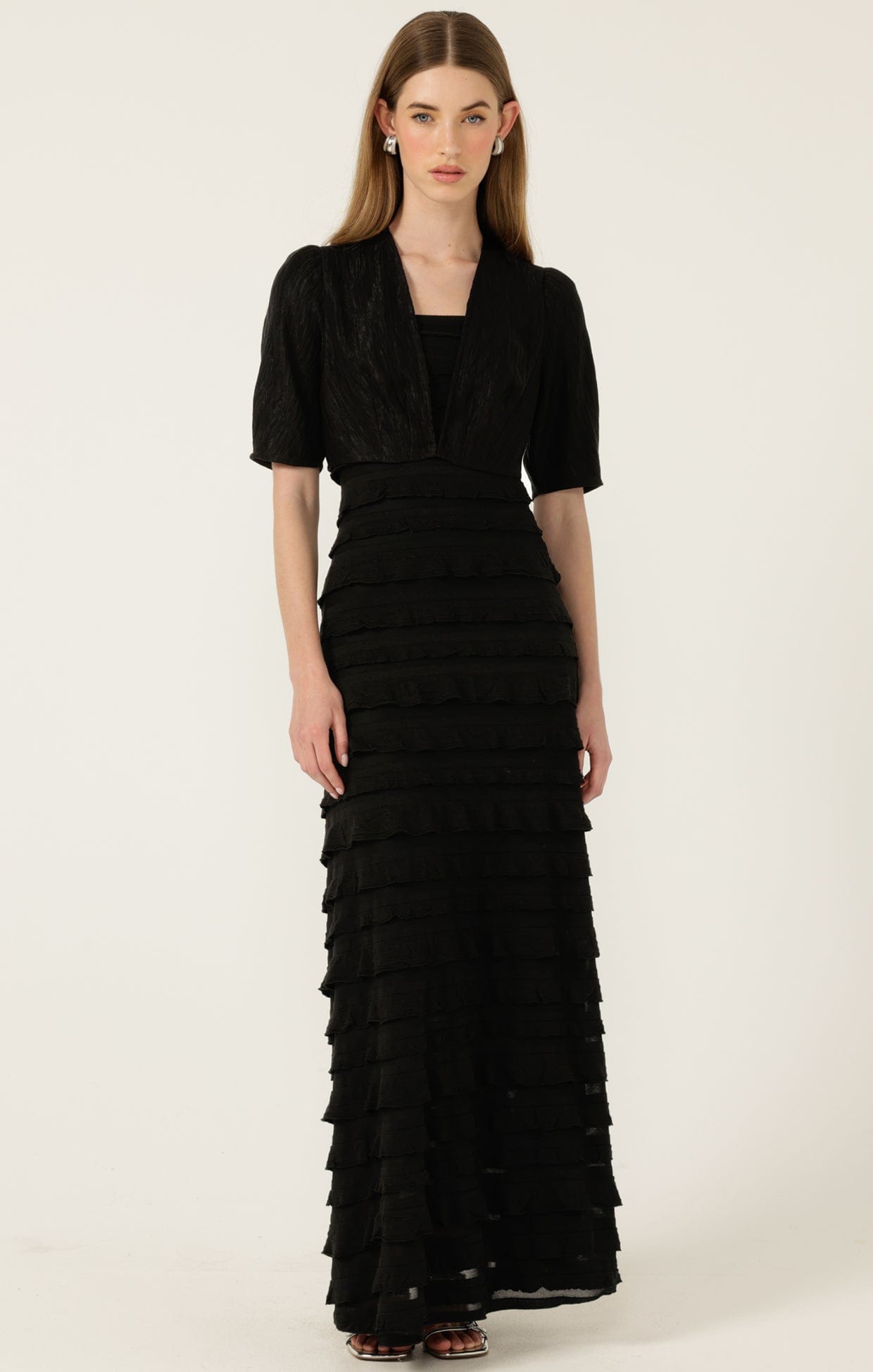 Jackets Multi Occasion TUCK SLEEVE JACKET IN BLACK