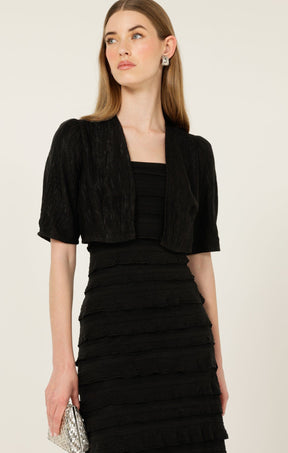 Jackets Multi Occasion TUCK SLEEVE JACKET IN BLACK