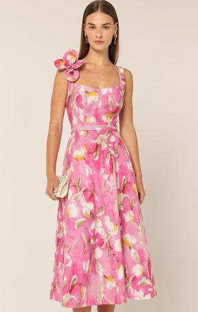 Dresses Multi Occasion TULIP ROSE MIDI DRESS