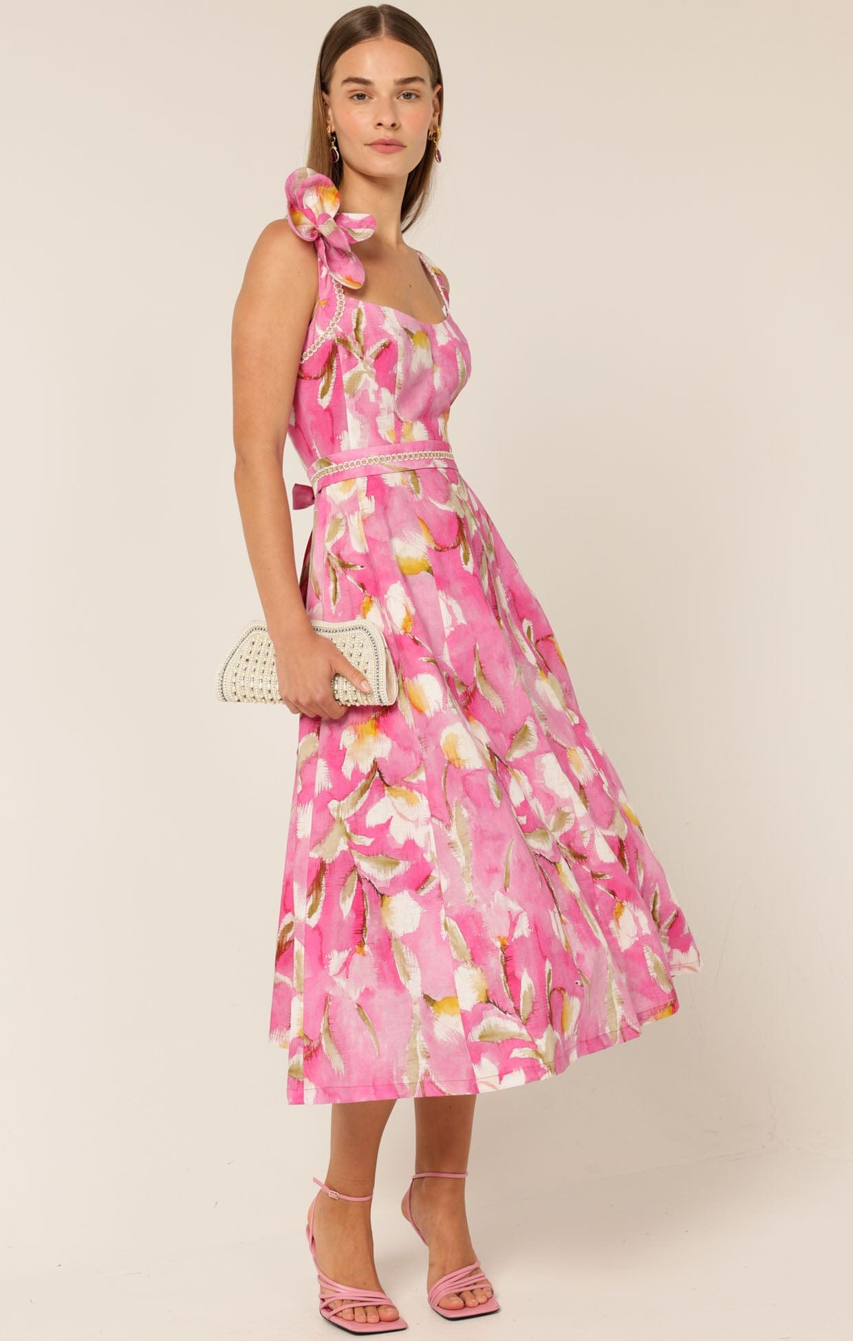 Dresses Multi Occasion TULIP ROSE MIDI DRESS