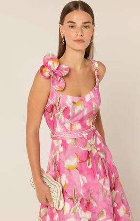 Dresses Multi Occasion TULIP ROSE MIDI DRESS