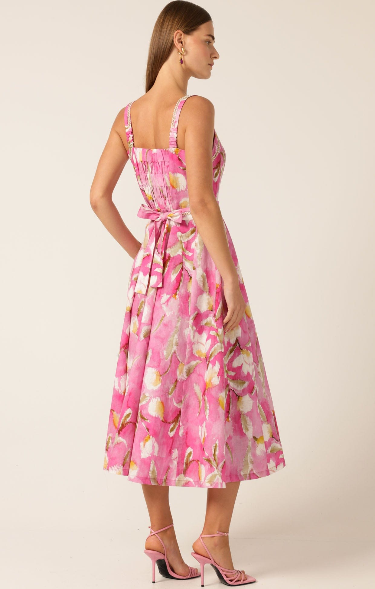 Dresses Multi Occasion TULIP ROSE MIDI DRESS