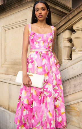 Dresses Multi Occasion TULIP ROSE MIDI DRESS