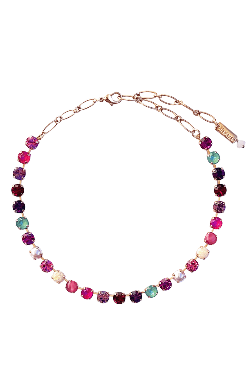ACCESSORIES Necklaces One Size / FUCHSIA BOUQUET VIENNA NECKLACE IN FUCHSIA BOUQUET