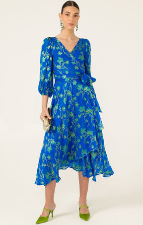 Dresses Events WATER LILY WRAP DRESS
