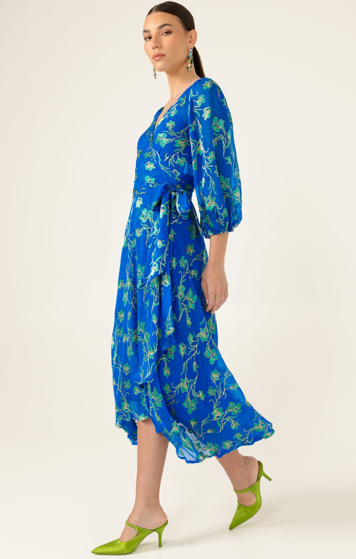 Dresses Events WATER LILY WRAP DRESS