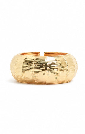 WEAVE CUFF IN GOLD