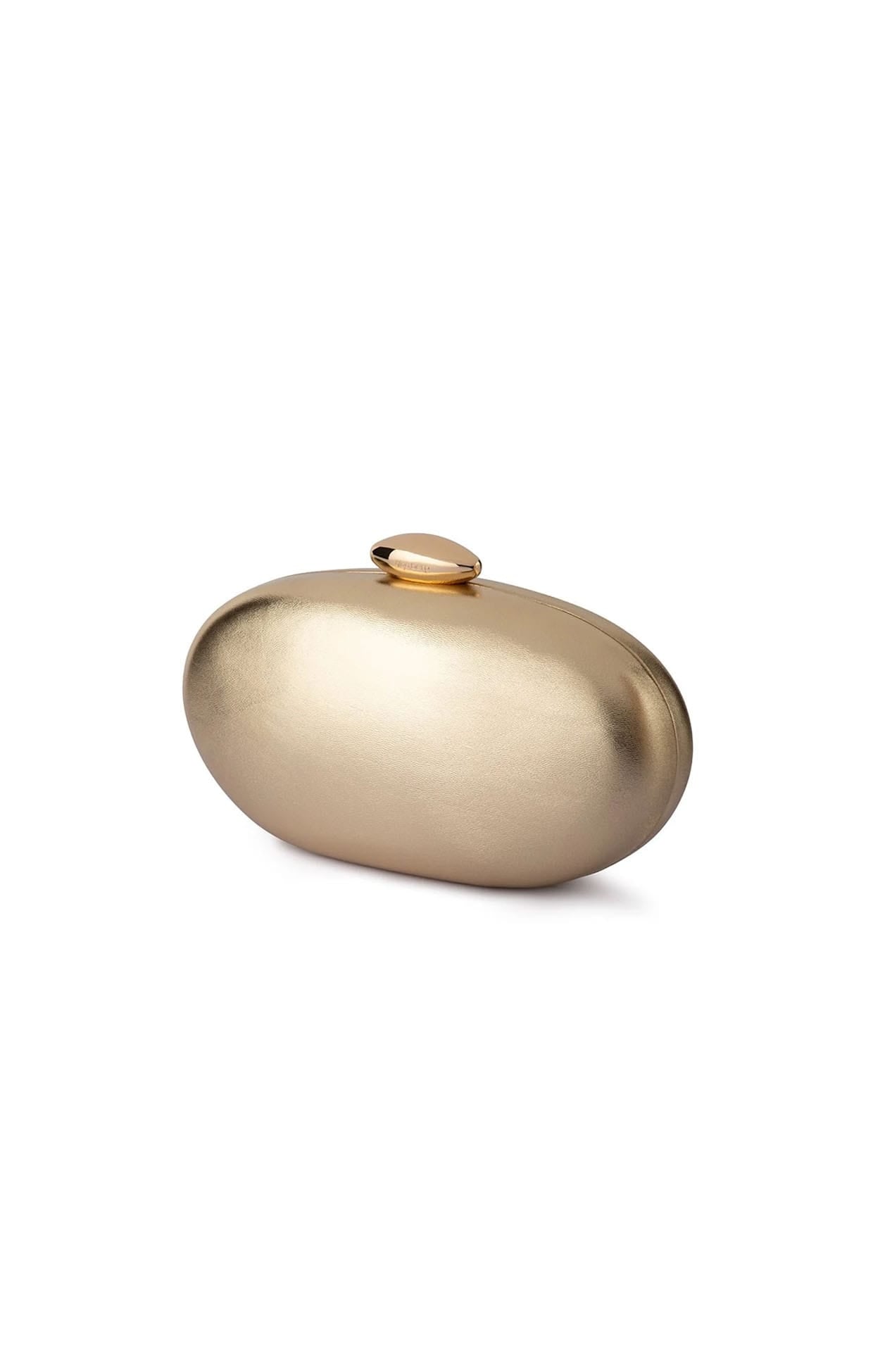 Bags OS / GOLD YUZU OVAL CLUTCH IN GOLD