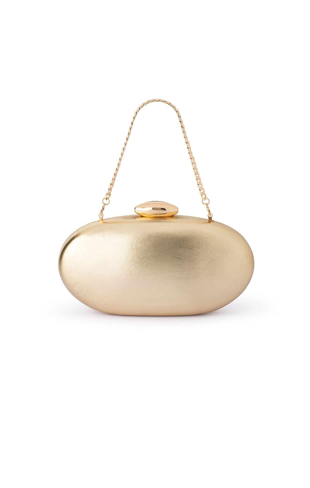 Bags OS / GOLD YUZU OVAL CLUTCH IN GOLD