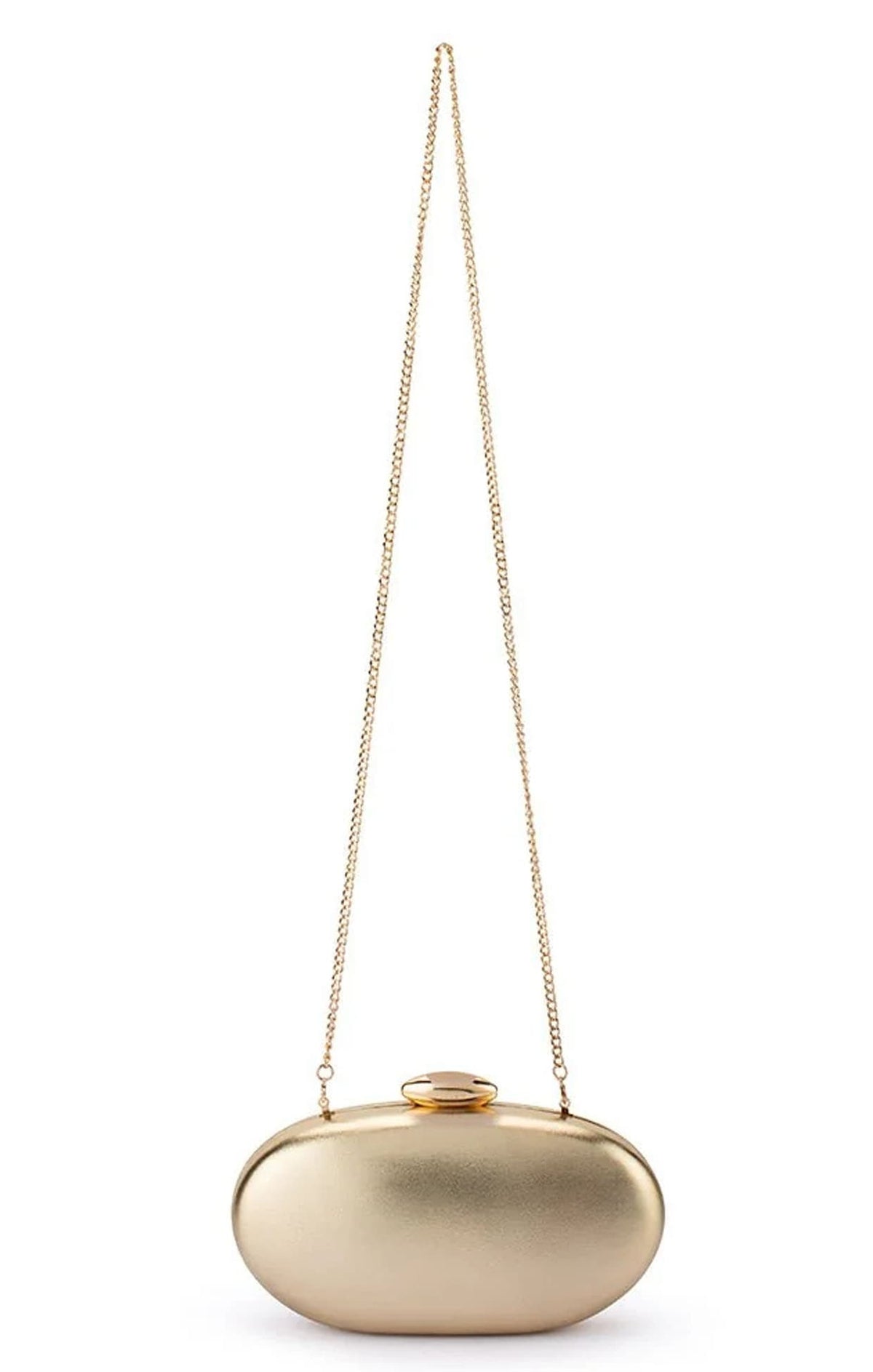 Bags OS / GOLD YUZU OVAL CLUTCH IN GOLD