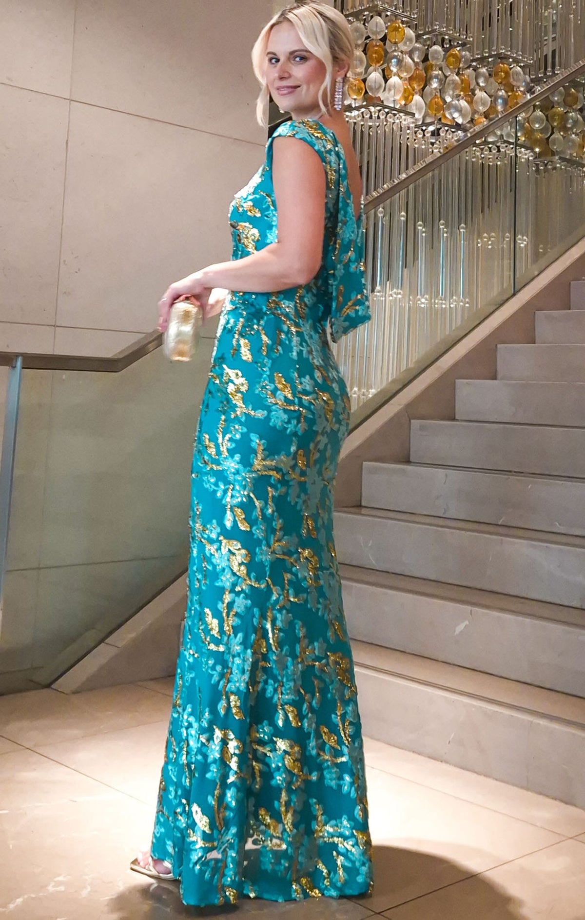 Dresses Events HEAVENLY HEIGHTS MAXI DRESS IN TURQUOISE