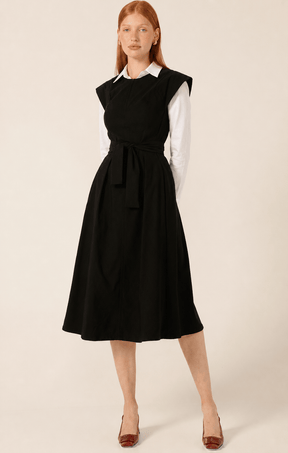 Dresses Multi Occasion ZIP FRONT FIT AND FLARE DRESS