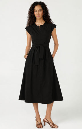 Dresses Multi Occasion ZIP FRONT FIT AND FLARE DRESS