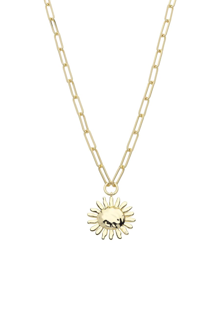 Necklaces OS / GOLD SUMMER SUN NECKLACE IN GOLD