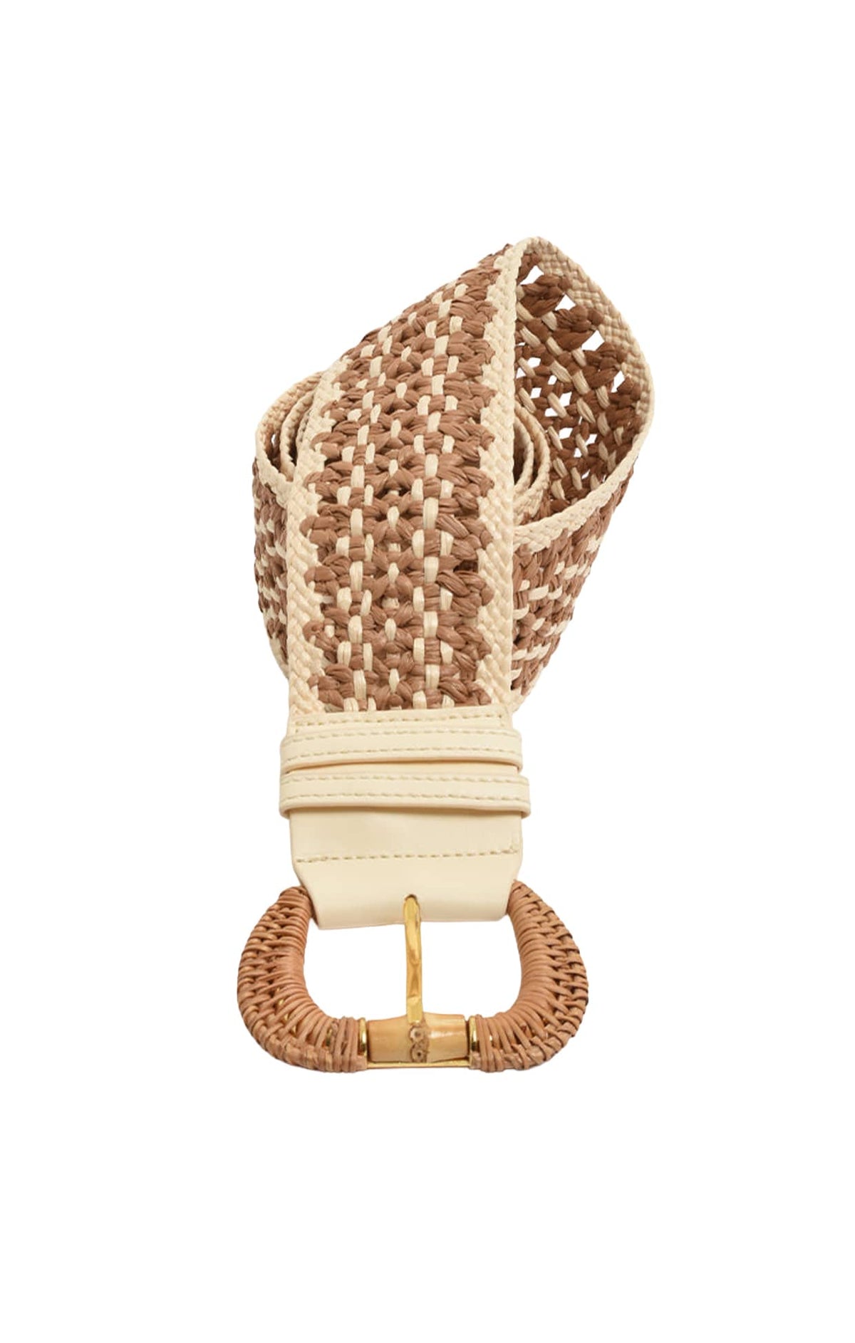 Belts OS / NATURAL TOGGLE WEAVE BELT NATURAL