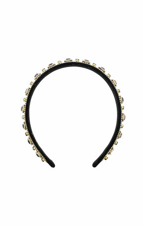 Headwear OS / BLACK SABINE HEADBAND IN BLACK
