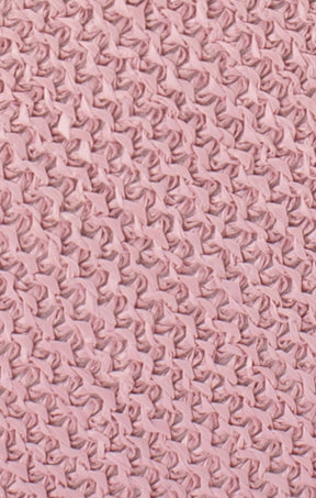 Bags OS / PINK BIRDIE WOVEN CLUTCH BAG IN PINK